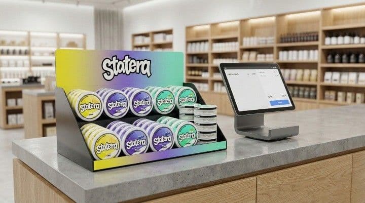 STATERA checkout counter display